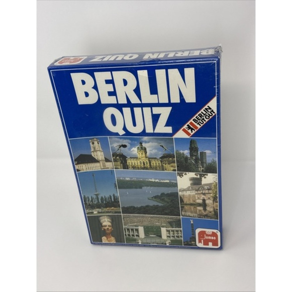 Vintage 1987‎ Jumbo Berlin Quiz Board Game Factory Sealed German Trivia 8205